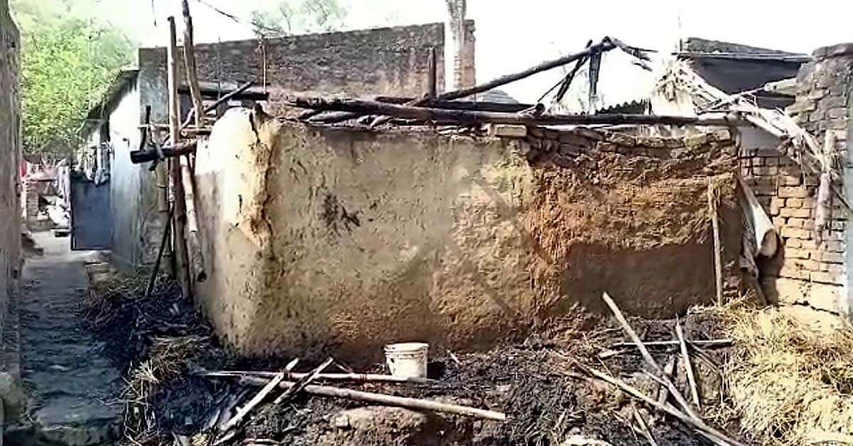 ତୁରଙ୍ଗ ପଞ୍ଚାୟତ ରେ ଅଗ୍ନିକାଣ୍ଡ : ଏକ ବଖରା ଘର ପାଉଁଶ  !!!!