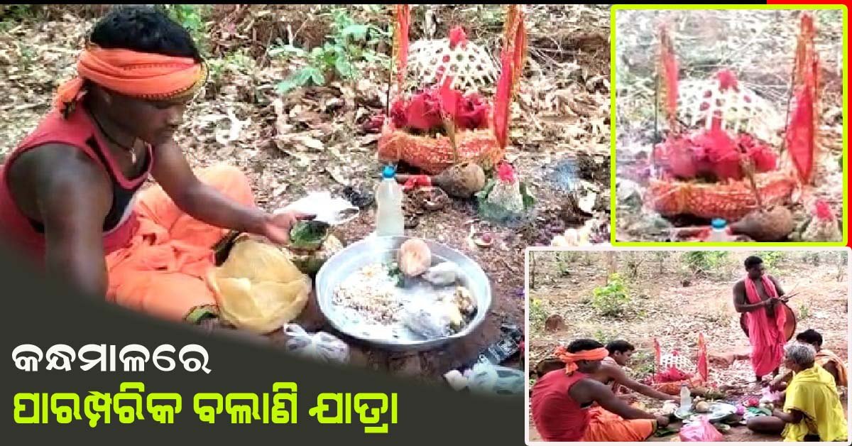 କନ୍ଧମାଳ ଜିଲ୍ଲାର ପାରମ୍ପରିକ ବଲାଣି ଯାତ୍ରା ଆୟୋଜିତ !!!
