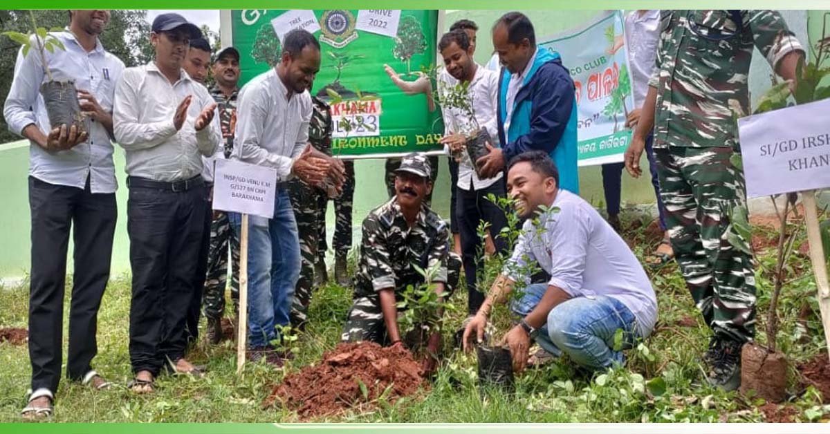 ସ୍ୱାଧୀନତାର ଅମୃତ ମହୋତ୍ସବରେ ବୃକ୍ଷରୋପଣ !!!