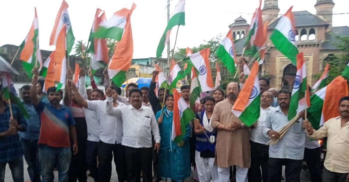 ଗଜପତି ଜିଲ୍ଲା ବିଜେପି ପକ୍ଷରୁ ତ୍ରିରଙ୍ଗା ପଦଯାତ୍ରା ଅନୁଷ୍ଠିତ !!!