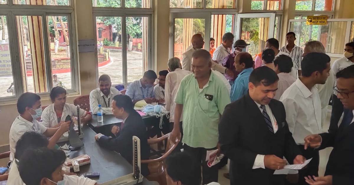 ଜିଲ୍ଲା କୋର୍ଟ କଂପ୍ଲେକ୍ସ ଓ ପାରଳା ଉପ କାରାଗାରରେ ସ୍ୱାସ୍ଥ୍ୟ ଶିବିର !!!