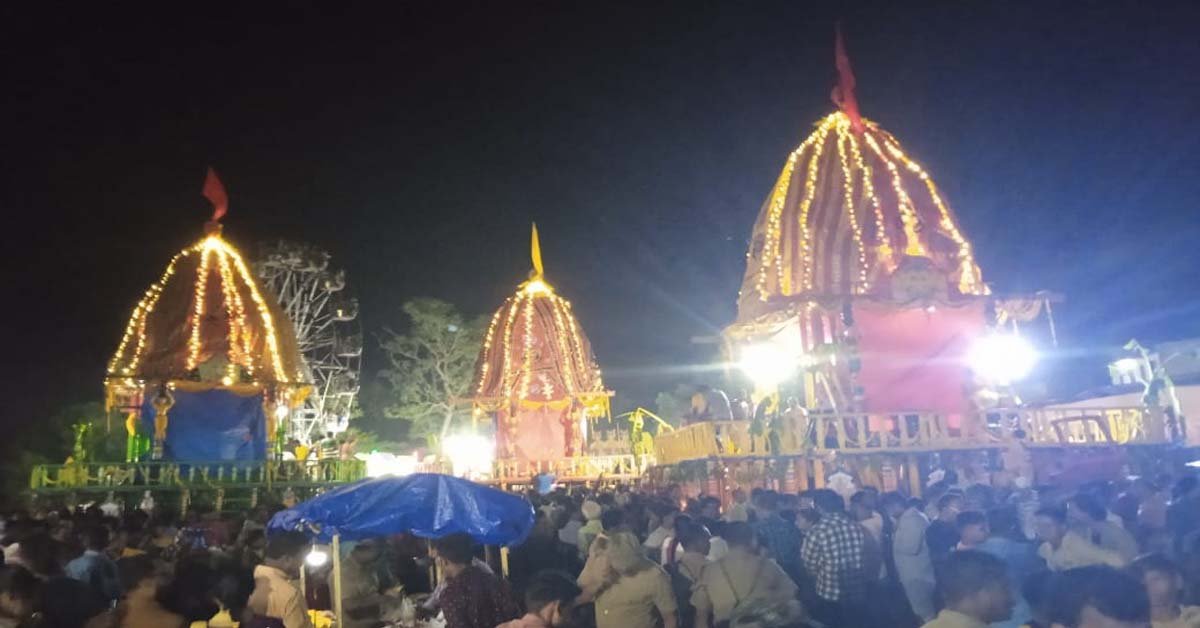 ପାରଳାଖେମୁଣ୍ଡି ରେ ମହା ସମାରୋହରେ ରଥଯାତ୍ରା ପାଳିତ !!!