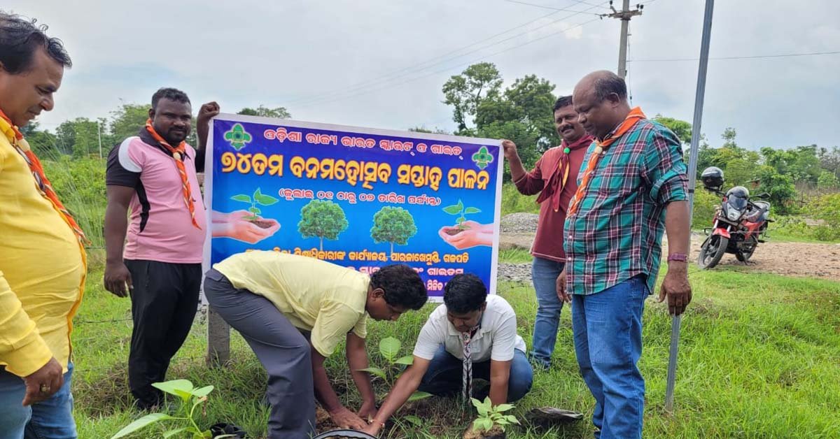 ଗଜପତି ଜିଲ୍ଲା ଶିକ୍ଷାଧିକାରୀ ଙ୍କ କାର୍ଯ୍ୟାଳୟ ପରିସରରେ ଵୃକ୍ଷ ରୋପଣ !!!