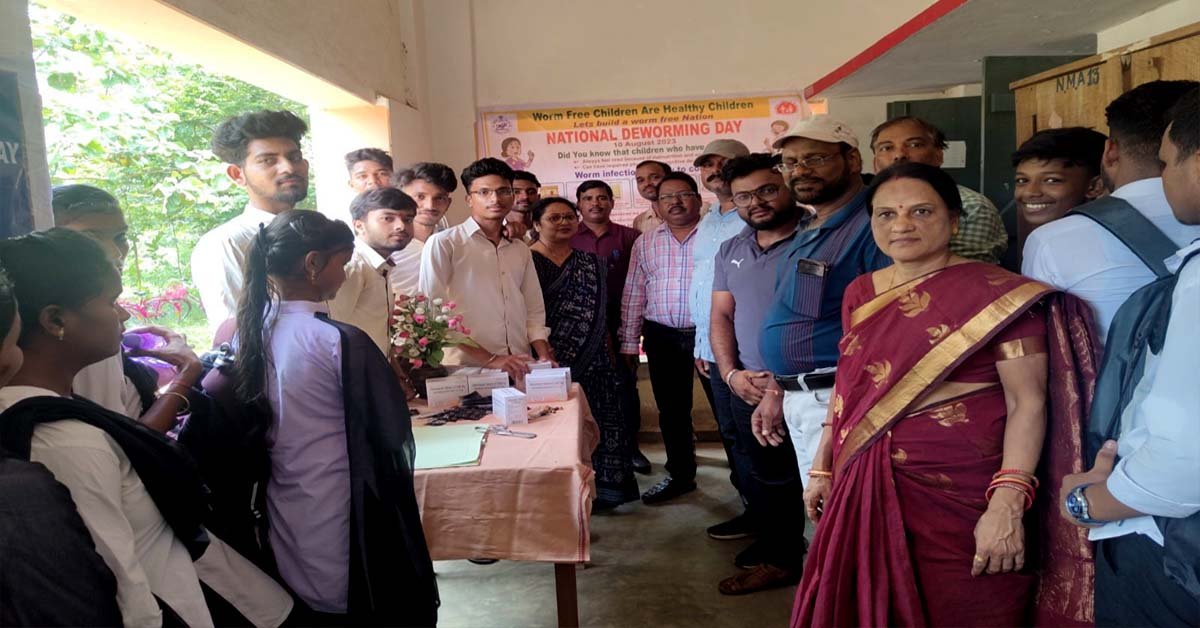 ନାଚୁଣୀ ମହାବିଦ୍ୟାଳୟ ପରିସରରେ ରେଡକ୍ରସ ୟୁନିଟ ତରଫ ରୁ “ଜାତୀୟ କୃମି ମୁକ୍ତି ଦିବସ ” ପାଳିତ !!!