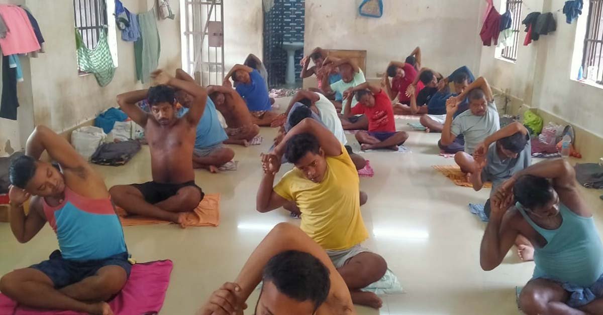 ବାଣପୁର ଉପ ଉପକାରାଗାର ରେ ଅନ୍ତେବାସୀ ଙ୍କୁ ନେଇ ଚାରି ଦିନିଆ ଯୋଗ ଶିବିର !!!