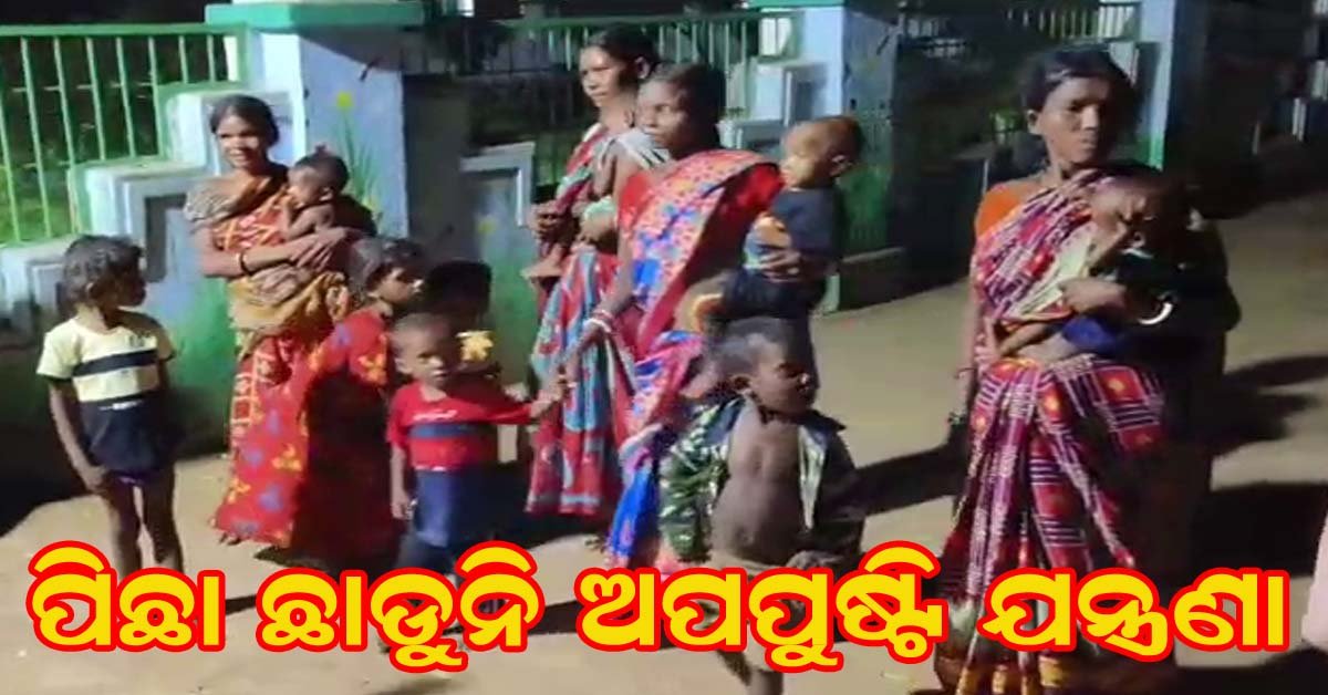 ତଳଡିହ ଜୁଆଙ୍ଗ ବସ୍ତିରୁ ୯ ଜଣ ଅପପୃଷ୍ଟି ଶିଶୁ ଉଦ୍ଧାର : ସୁକିନ୍ଦା ପୁଷ୍ଟି ସାଧନ କେନ୍ଦ୍ରରେ ଭର୍ତ୍ତି !!!