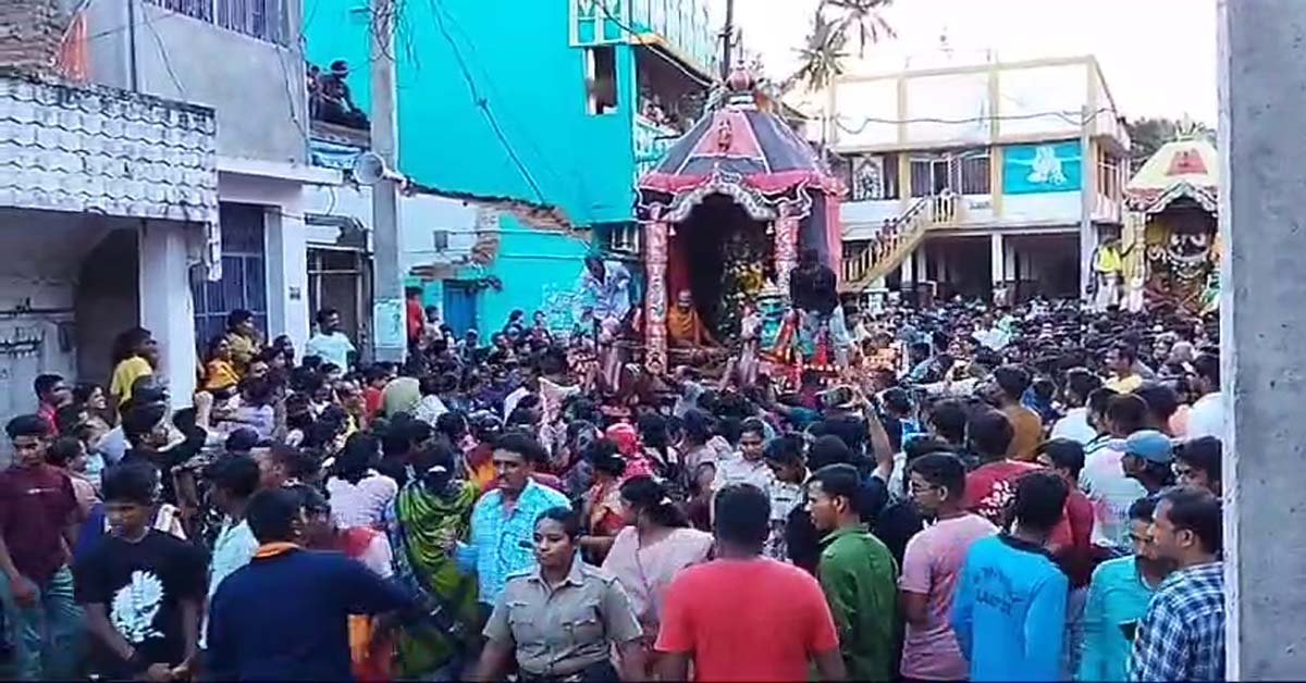 ବାଣପୁର ରେ ଗଡିଲା ଚରଣ ଚକାଦେବ ଓ ରଙ୍କନାଥ ଦେବଙ୍କ ତିନି ରଥ !!!