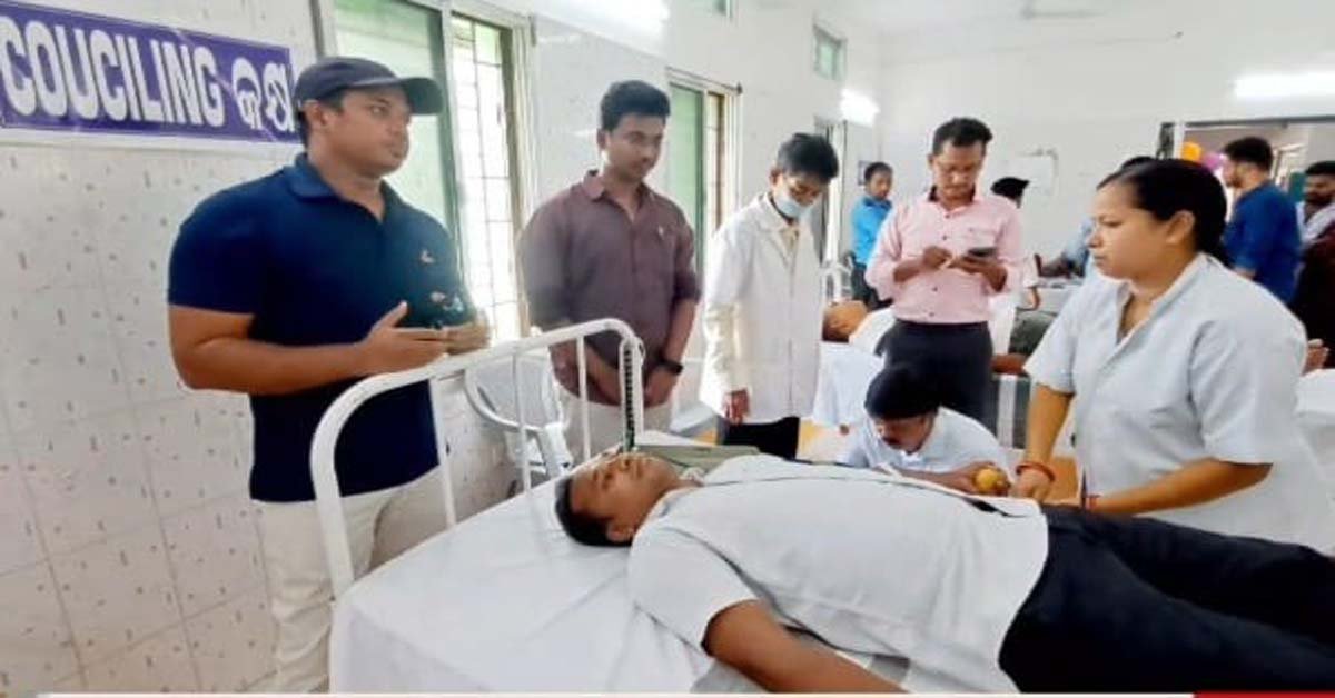 ବାଲିଗୁଡ଼ା ଉପଖଣ୍ଡ ଚିକିତ୍ସାଳୟରେ ବିଶ୍ବ ରକ୍ତଦାତା ଦିବସ ପାଳିତ : ଦୁଇ ରକ୍ତଦାତା ସମ୍ମାନିତ !!!
