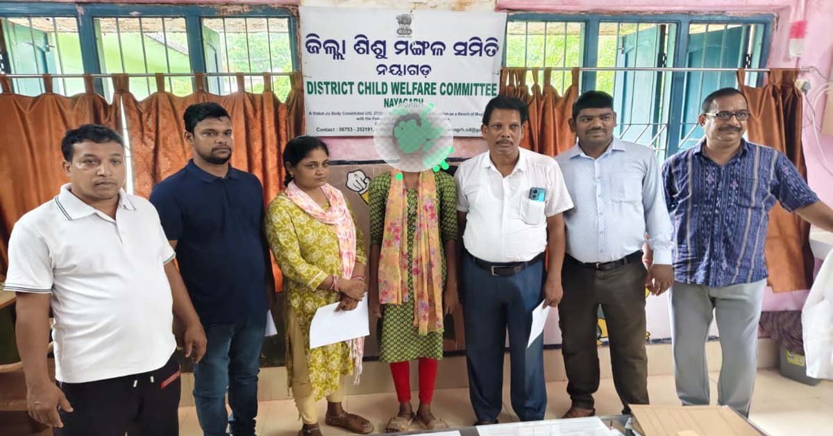 ଅସହାୟ ଅବସ୍ଥାରେ ନାବାଳିକା ଉଦ୍ଧାର !!!