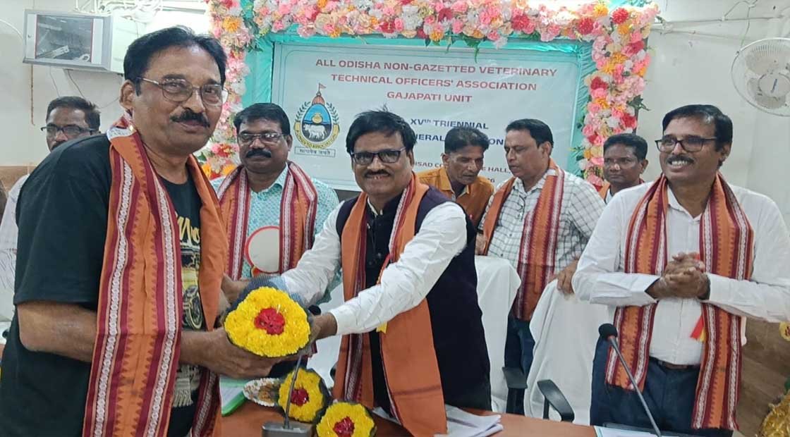 ଅଖିଳ ଉତ୍କଳ ଅଣଗେଜେଟେଡ ପ୍ରାଣୀ ଚିକିତ୍ସା ବୈଷୟିକ ସଂଘ ଗଜପତି ଶାଖାର କର୍ମକର୍ତ୍ତା ଚୟନ !!!