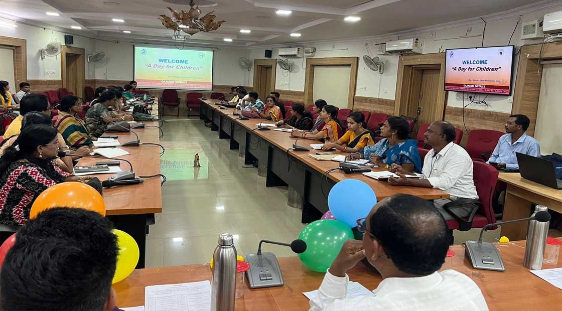 ଗଜପତି ଜିଲ୍ଲା ପ୍ରଶାସନ ଦ୍ବାରା ଜିଲ୍ଲାସ୍ତରୀୟ “ଶିଶୁଙ୍କ ପାଇଁ ଦିନଟିଏ” ପାଳିତ !!!